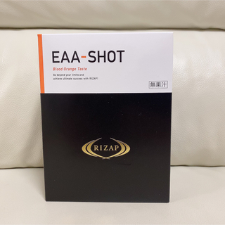 ライザップ(RIZAP)のRIZAP EAA-SHOT オレンジ味 アミノ酸 ライザップ 新品未使用(アミノ酸)