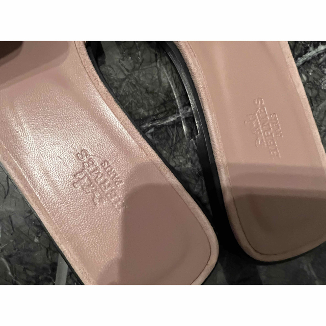 Hermes(エルメス)の美品　エルメス　サンダル　オラン　38  ピンク系 レディースの靴/シューズ(サンダル)の商品写真