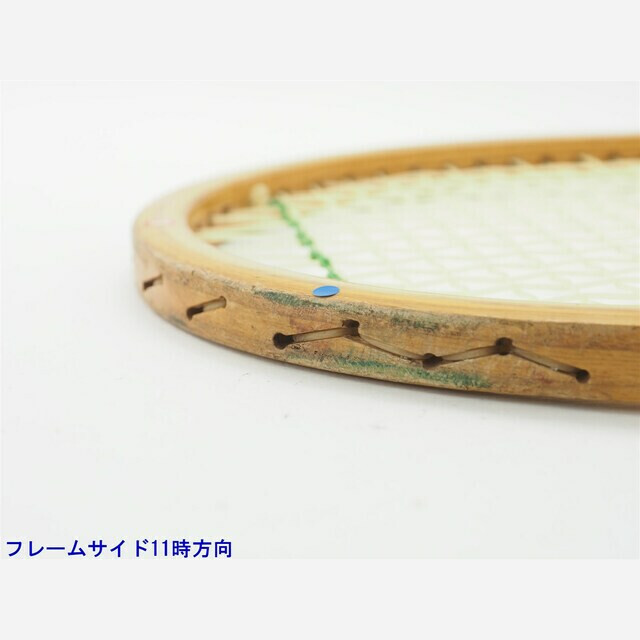 テニスラケット カワサキ オールマン ワン (G4)KAWASAKI ALLMAN ONE344ｇ張り上げガット状態