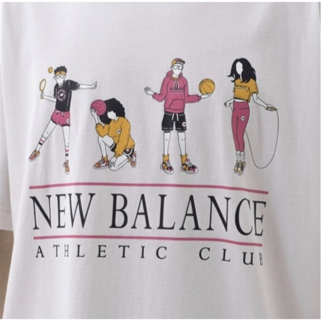 New Balance(ニューバランス)のニューバランス エッセンシャルズ アスレチッククラブ Tシャツ 半袖 ホワイト メンズのトップス(Tシャツ/カットソー(半袖/袖なし))の商品写真