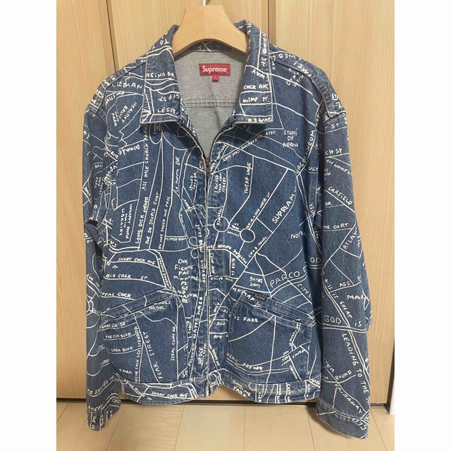 Supreme(シュプリーム)のSupreme Gonz Map Work Jacket  L メンズのジャケット/アウター(Gジャン/デニムジャケット)の商品写真