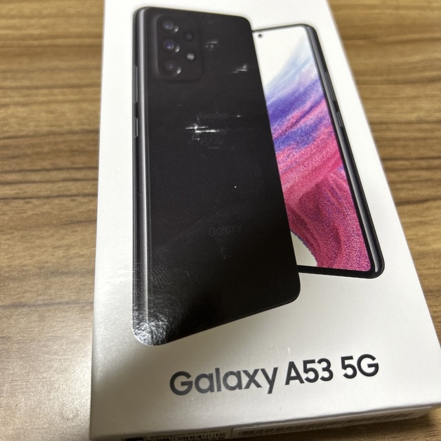 SAMSUNG Galaxy A53 5G SC-53C オーサムブラック スマホ/家電/カメラのスマートフォン/携帯電話(スマートフォン本体)の商品写真