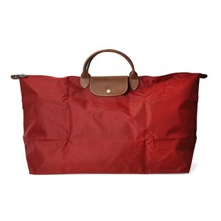 ロンシャン(LONGCHAMP)の新品 ロンシャン LONGCHAMP ボストンバッグ ル プリアージュ トラベルバッグ Mサイズ レッド(ボストンバッグ)