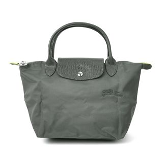 ロンシャン(LONGCHAMP)の新品 ロンシャン LONGCHAMP ハンドバッグ ル プリアージュ グリーン トップハンドルバッグ Sサイズ グラファイト(ハンドバッグ)