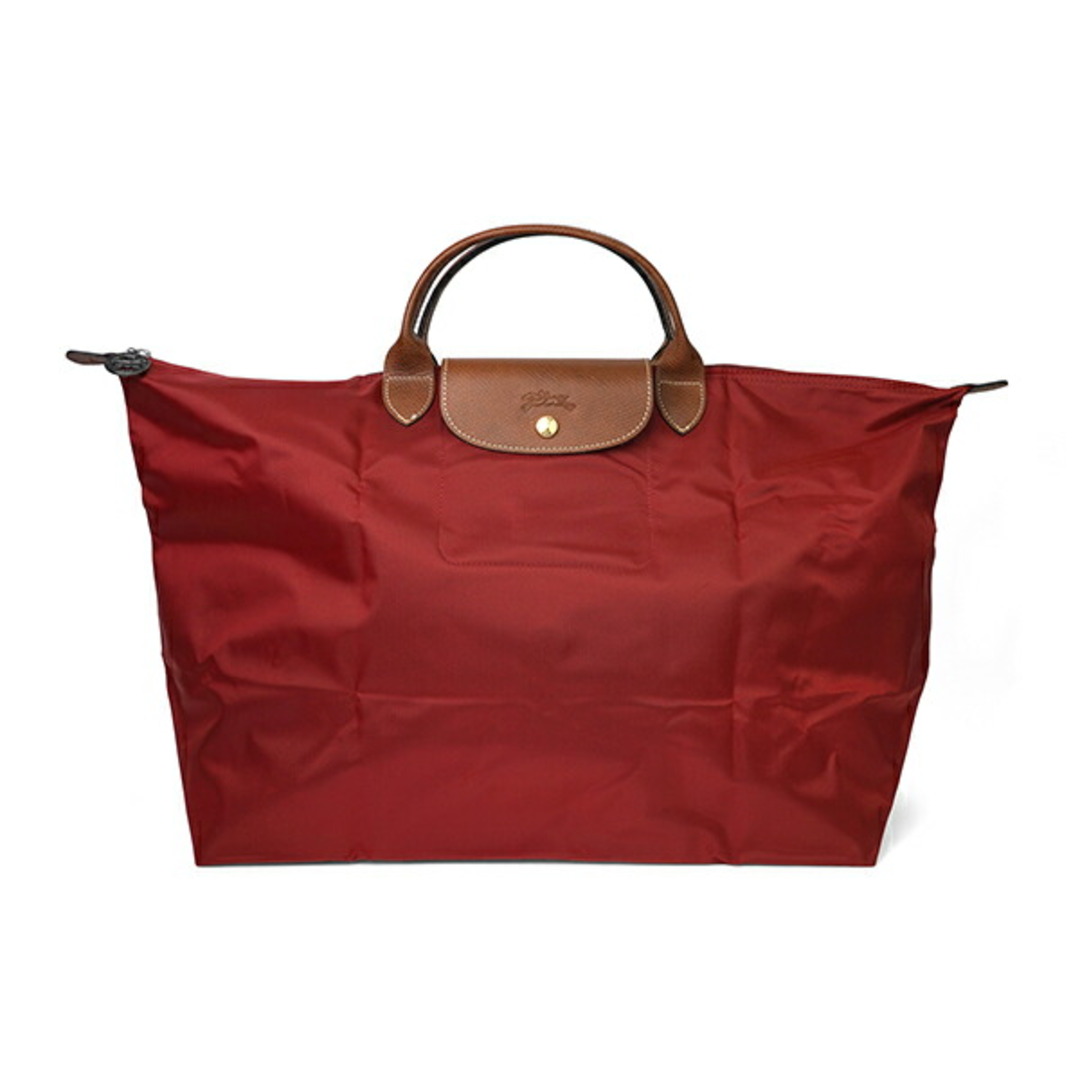 LONGCHAMP(ロンシャン)の新品 ロンシャン LONGCHAMP ボストンバッグ ル プリアージュ トラベルバッグ Sサイズ レッド レディースのバッグ(ボストンバッグ)の商品写真