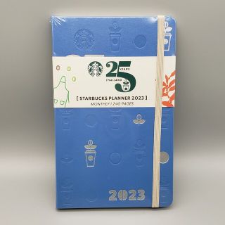 スターバックスコーヒー(Starbucks Coffee)の海外スタバ〈タイ限定〉2023年スケジュール手帳★スタバ×モレスキン〈ブルー〉(ノベルティグッズ)