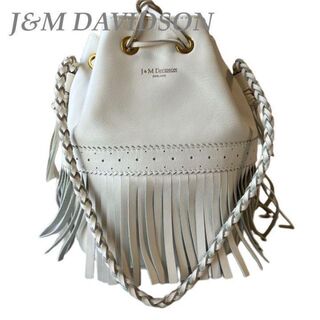 J&M DAVIDSON - ジェイアンドエムデヴィッドソン J&M Davidson ショルダーバッグ カーニバル 巾着 ホワイトの通販