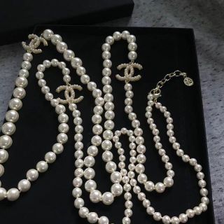 シャネル パールネックレス ネックレスの通販 300点以上 | CHANELの ...