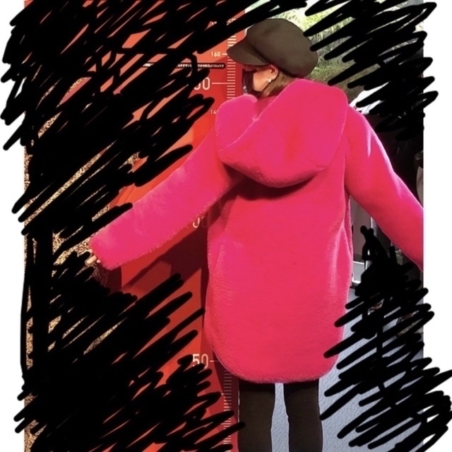 レモンプレット by choyo エコファー リボン ベスト フェイクファー