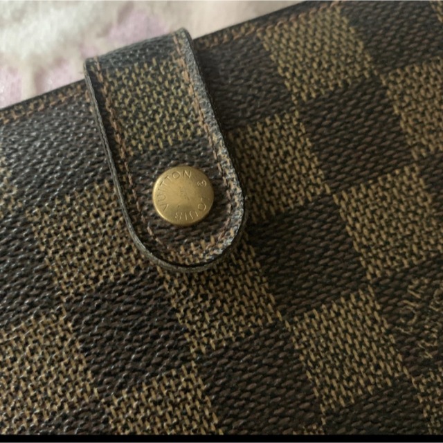 LOUIS VUITTON(ルイヴィトン)のお値下げしました！ルイヴィトン 折り財布 ポルトモネ ヴェエノワ ダミエ エベヌ レディースのファッション小物(財布)の商品写真