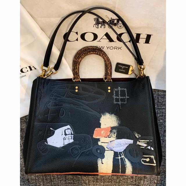 新品未使用　COACH　ハンドバッグ　バスキアコラボ