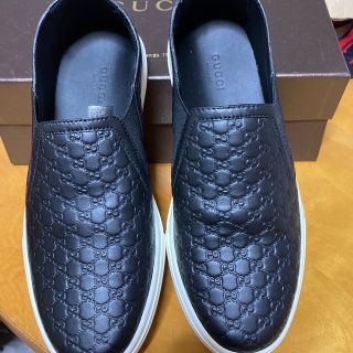 グッチ(Gucci)のGUCCI レザースリッポン(スニーカー)