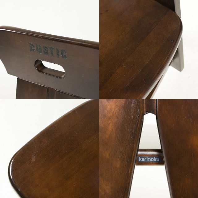 専用◆廃盤◆カリモク RUSTIC/ルスティック ダイニングチェア 2脚セット