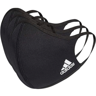 adidas - adidasマスク黒Mサイズ 3枚セット