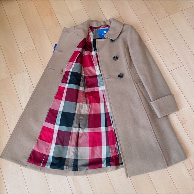 【新品.タグ付き】♡ブルーレーベルクレストブリッジ♡ダブルボタンウールコート♡ | フリマアプリ ラクマ