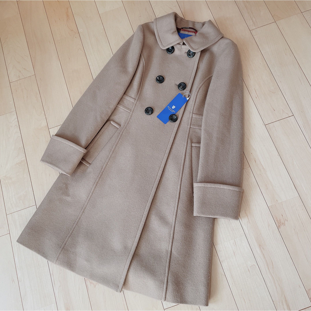 【新品.タグ付き】♡ブルーレーベルクレストブリッジ♡ダブルボタンウールコート♡
