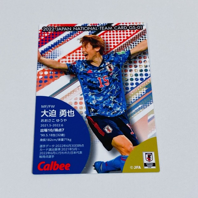 新品本物】 サッカーチップス 大迫勇也