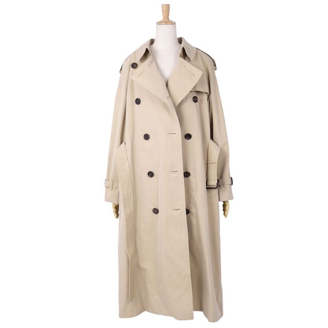 BURBERRY(バーバリー)の極美品 バーバリー BURBERRY コート THE WESTMINSTER ウエストミンスター トレンチコート アウター レディース UK12 US10 IT44(XL相当) ベージュ レディースのジャケット/アウター(トレンチコート)の商品写真