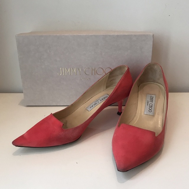 JIMMY CHOO ジミー チュウ スウェード プレーン パンプス