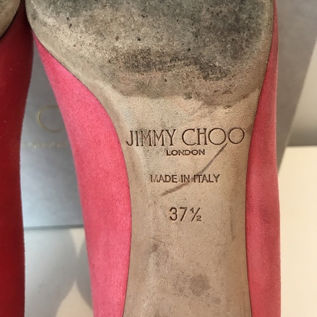 JIMMY CHOO(ジミーチュウ)のJIMMY CHOO ジミー チュウ スウェード プレーン パンプス レディースの靴/シューズ(ハイヒール/パンプス)の商品写真