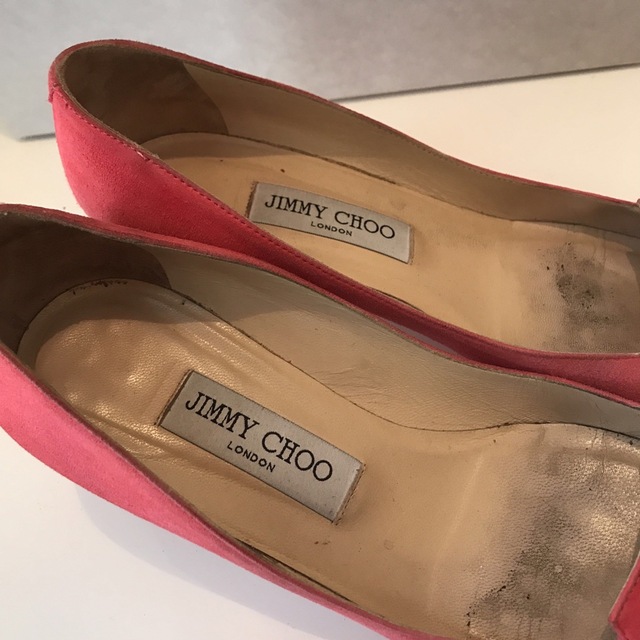 JIMMY CHOO(ジミーチュウ)のJIMMY CHOO ジミー チュウ スウェード プレーン パンプス レディースの靴/シューズ(ハイヒール/パンプス)の商品写真