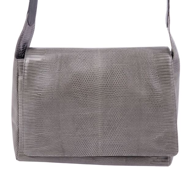 美品 リザードレザー LIZARD バッグ ショルダーバッグ エキゾチック