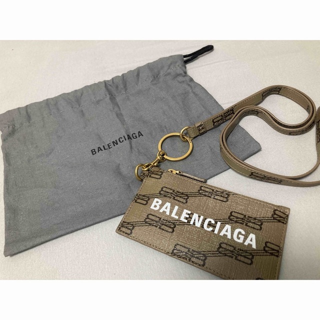 Balenciaga(バレンシアガ)のバレンシアガ キーリング付きカードケース メンズのファッション小物(コインケース/小銭入れ)の商品写真
