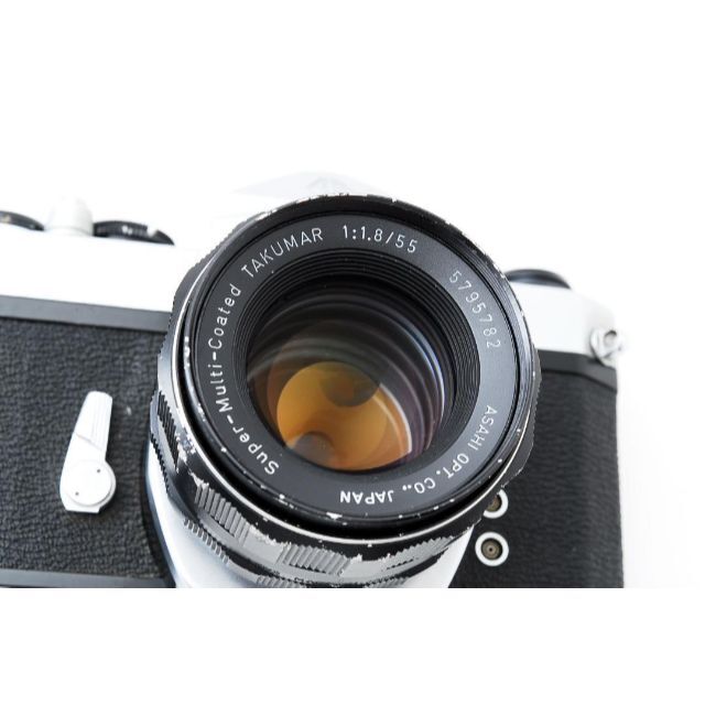 PENTAX(ペンタックス)の◇完動品◇ PENTAX SL シルバー タクマー 55mm F1.8 S055 スマホ/家電/カメラのカメラ(フィルムカメラ)の商品写真