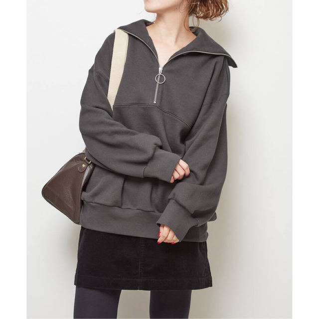 Spick & Span 裏毛ハーフジッププルオーバー - zentyal.com
