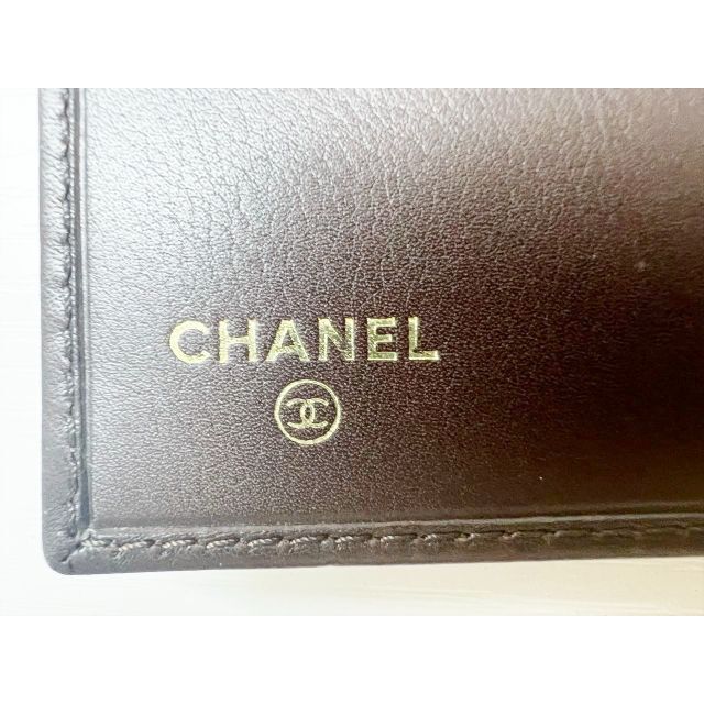 CHANEL(シャネル)の良好品　CHANEL　シャネル　ココマーク　カードケース　パスケース　ブラウン メンズのファッション小物(名刺入れ/定期入れ)の商品写真