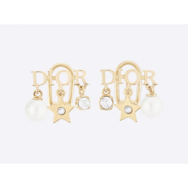 Dior(ディオール)のDIORエボリューションメタルレジンパールクリスタルイヤリング レディースのアクセサリー(イヤリング)の商品写真