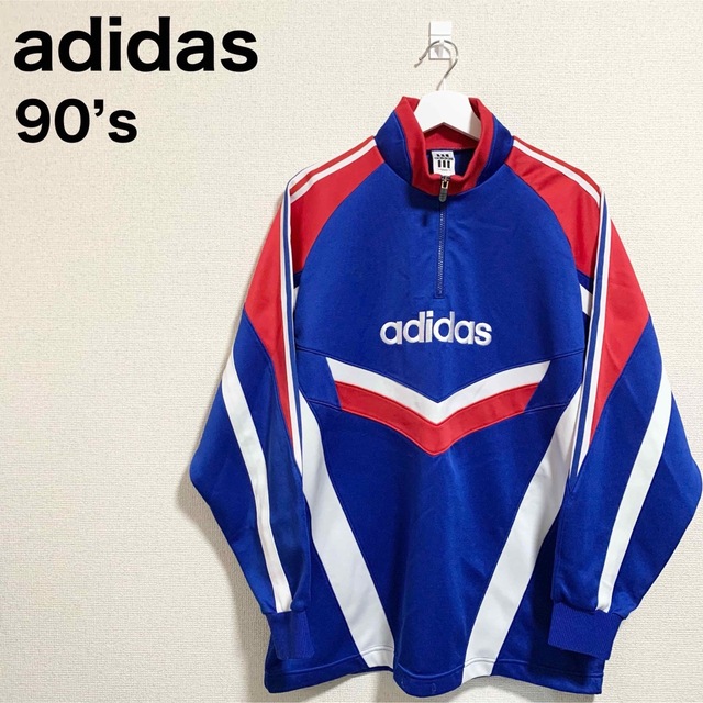 adidas ハーフジップジャージ