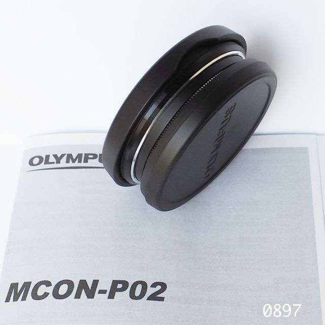 OLYMPUS(オリンパス)の超美品 OLYMPUS ミラーレス PEN マクロコンバーター MCON-P02 スマホ/家電/カメラのカメラ(レンズ(単焦点))の商品写真
