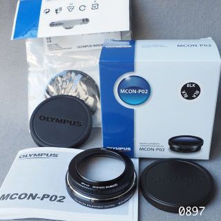 オリンパス(OLYMPUS)の超美品 OLYMPUS ミラーレス PEN マクロコンバーター MCON-P02(レンズ(単焦点))