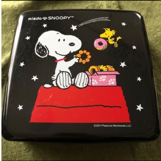 SNOOPY(スヌーピー)のスヌーピーお重箱 インテリア/住まい/日用品のキッチン/食器(弁当用品)の商品写真