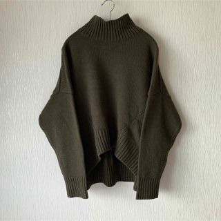 チノ(CINOH)のCINOH 18AW WOOL OVERSIZE HI NECK KNIT (ニット/セーター)