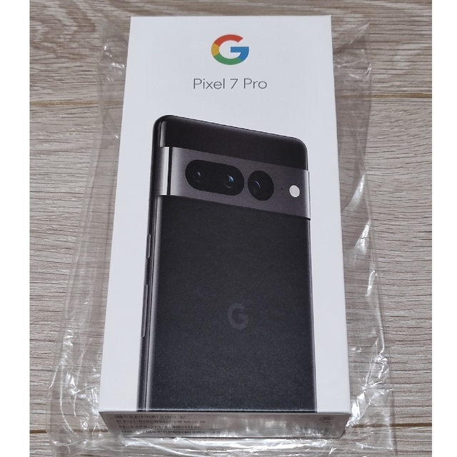 新品  Google Pixel 7 Pro 128GB Obsidian 本体