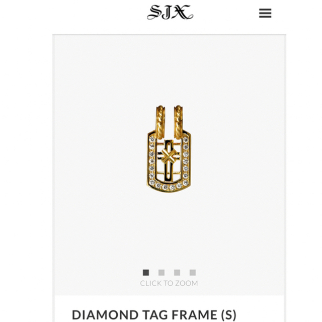 SJX ゴールドダイアモンドチェーンネックレスの通販 by 怪盗 SJX ゴールドダイアモンドチェーンネックレスの通販 by 怪盗