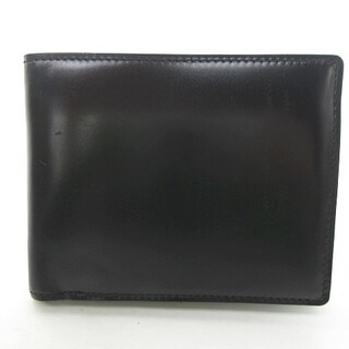 ポロラルフローレン(POLO RALPH LAUREN)のポロ バイ ラルフローレン コードバン ウォレット 二つ折り財布 ブラック(長財布)