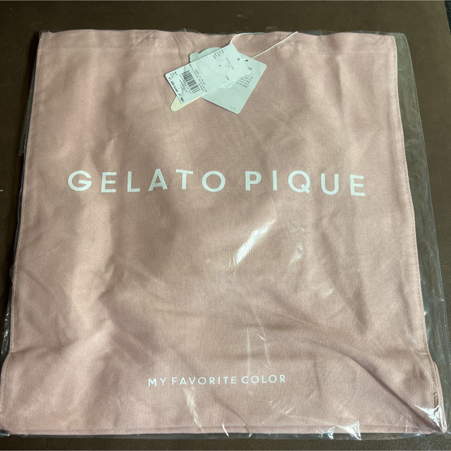 gelato pique(ジェラートピケ)のジェラートピケ  ホビートートバッグ　ピンク レディースのバッグ(トートバッグ)の商品写真