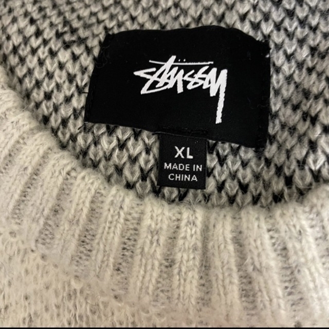 STUSSY(ステューシー)のstussy 8 BALL MOHAIR SWEATER XL 美品　おまけ付き メンズのトップス(ニット/セーター)の商品写真