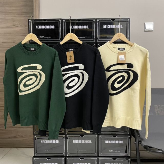 STUSSY(ステューシー)の美品 Stussy ステューシー　8ボール　モヘアニット　セーター メンズのトップス(ニット/セーター)の商品写真