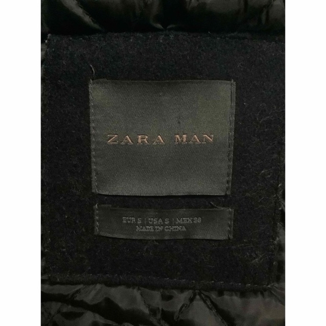 ZARA(ザラ)の冬物  大処分 ZARA MAN  ダークネイビー  ダッフルコート   メンズのジャケット/アウター(ダッフルコート)の商品写真