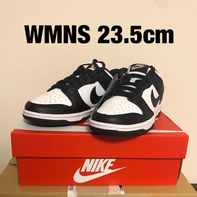 235センチ状態Nike WMNS Dunk Low White/Black ダンク panda