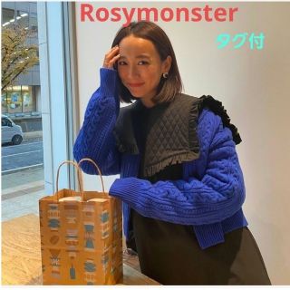 ＊タグ付き未使用 Rosymonster cable knit cardigan