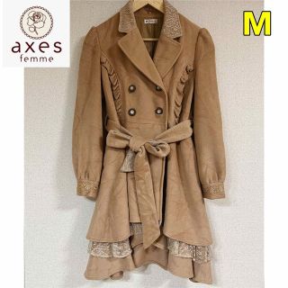 アクシーズファム(axes femme)の★美品★ axes femme アクシーズファム　コート　上着　アウター　秋　冬(ロングコート)