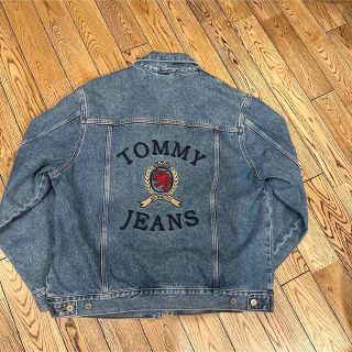 トミージーンズ(TOMMY JEANS)のトミー ジーンズ デニムジャケット Lサイズ(Gジャン/デニムジャケット)