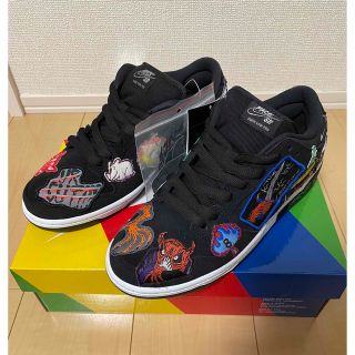 ナイキ(NIKE)のNeck face × Nike SB Dunk Low (スニーカー)