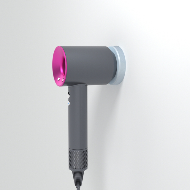 dyson ダイソン　ドライヤーホルダー　スタンド　ネオジウム磁石　壁掛け3D スマホ/家電/カメラの美容/健康(ドライヤー)の商品写真