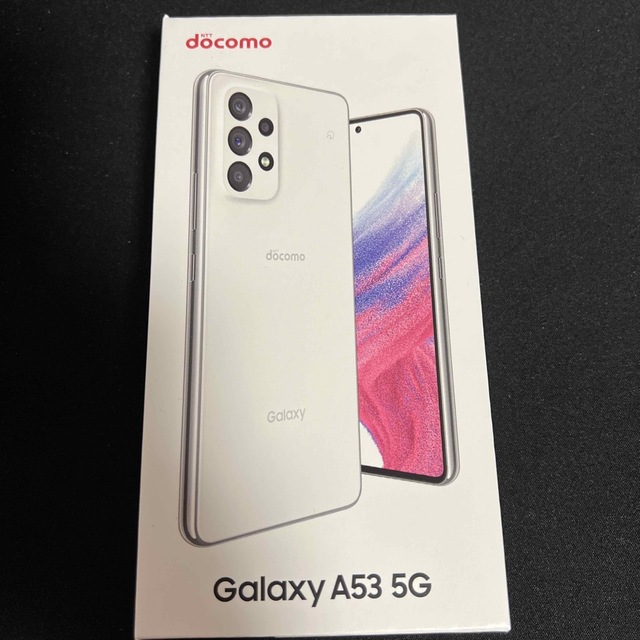 スマートフォン/携帯電話galaxy a53 5G 128GB ホワイト